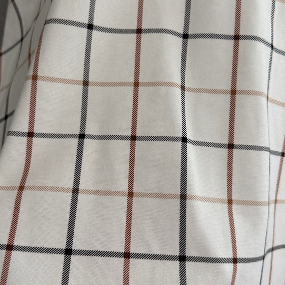 Janie and jack girls dress size 6 white window pane statement collar equestrian - Picture 8 of 9